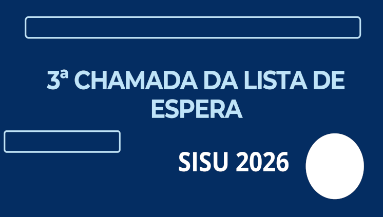 O prazo de matrícula é de 4 a 8 de julho de 2026